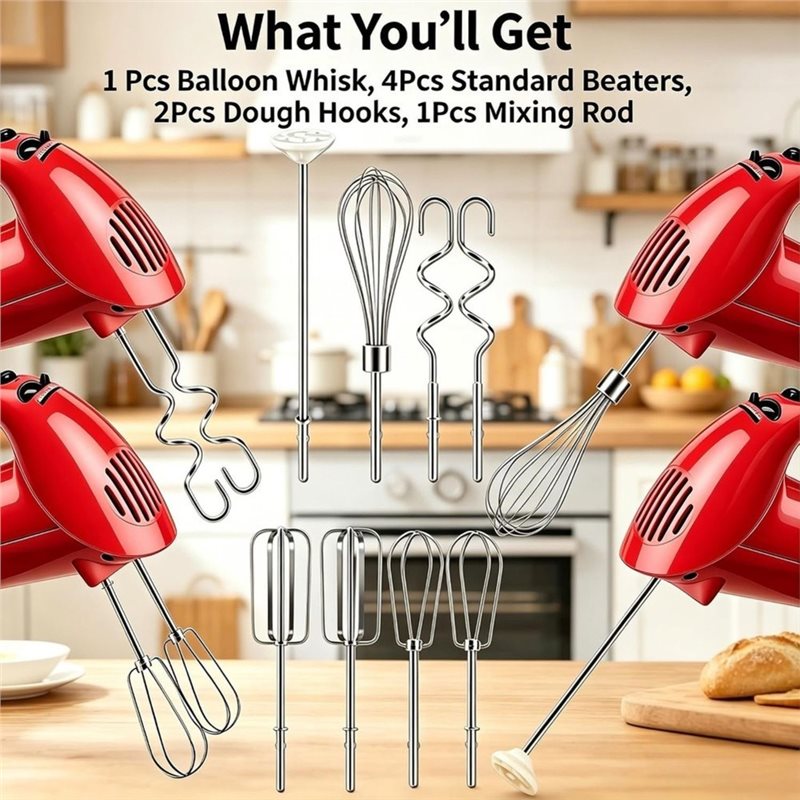 [Affordable】 Stainless Steel H - огляд і ціна Kitchenaid Mixer Hand Mixer