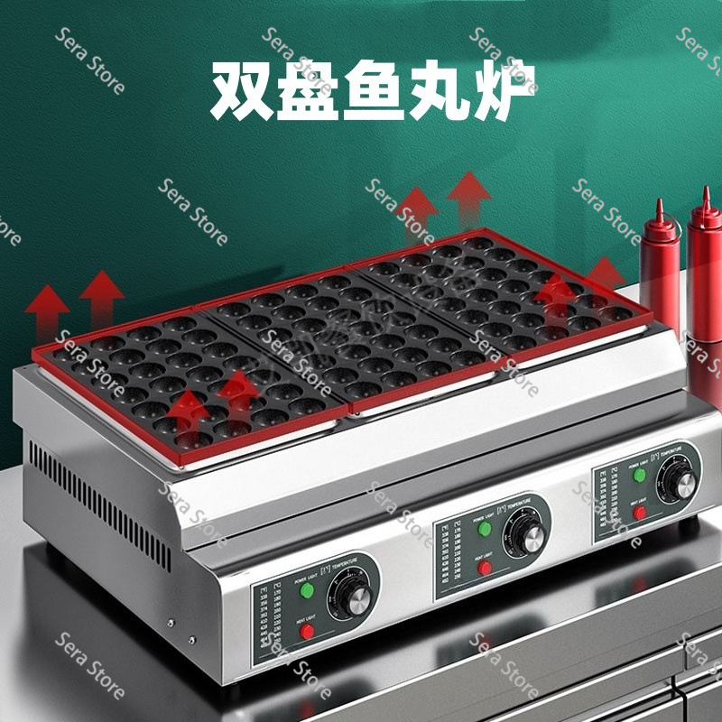 Commercial Electric Gas Dual P - огляд і ціна Takoyaki Grill Plate